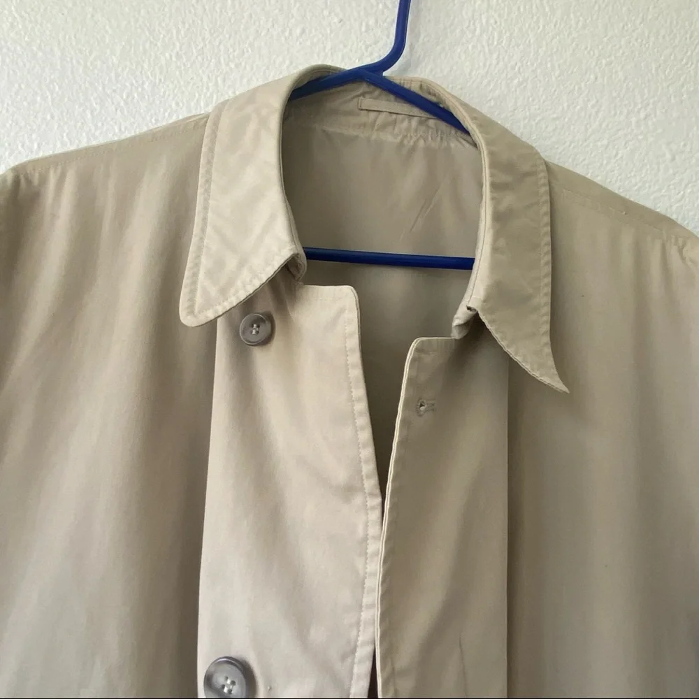 Mens Rain and Stain Resistant Trench Coat - Picture 6 of 12